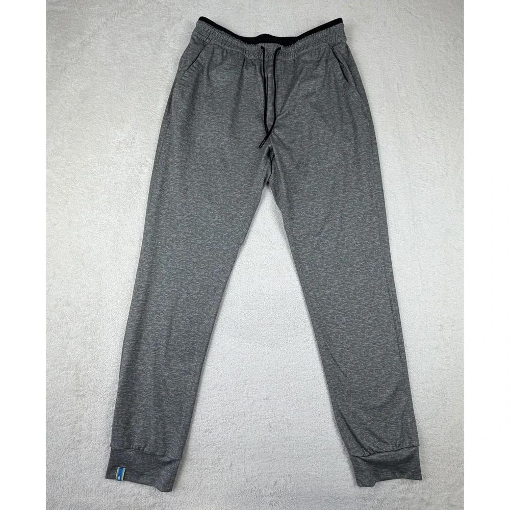 CHUBBIES Movementum Pants Mens M Heathered Gray‎ Joggers Drawstring
